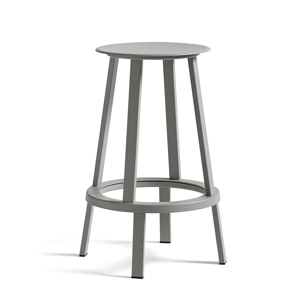 Revolver Bar Stool Low H65 Sky Grey - view 1