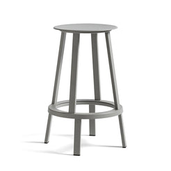 Revolver Bar Stool Low H65 Sky Grey - view 1