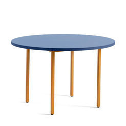 Two Colour Table Ø120 x 74 Blue-Ochre - view 1