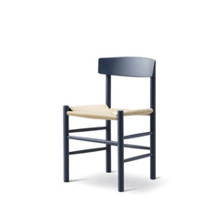 J39 Dining Chair 3239 Beech Indigo Blue - view 1