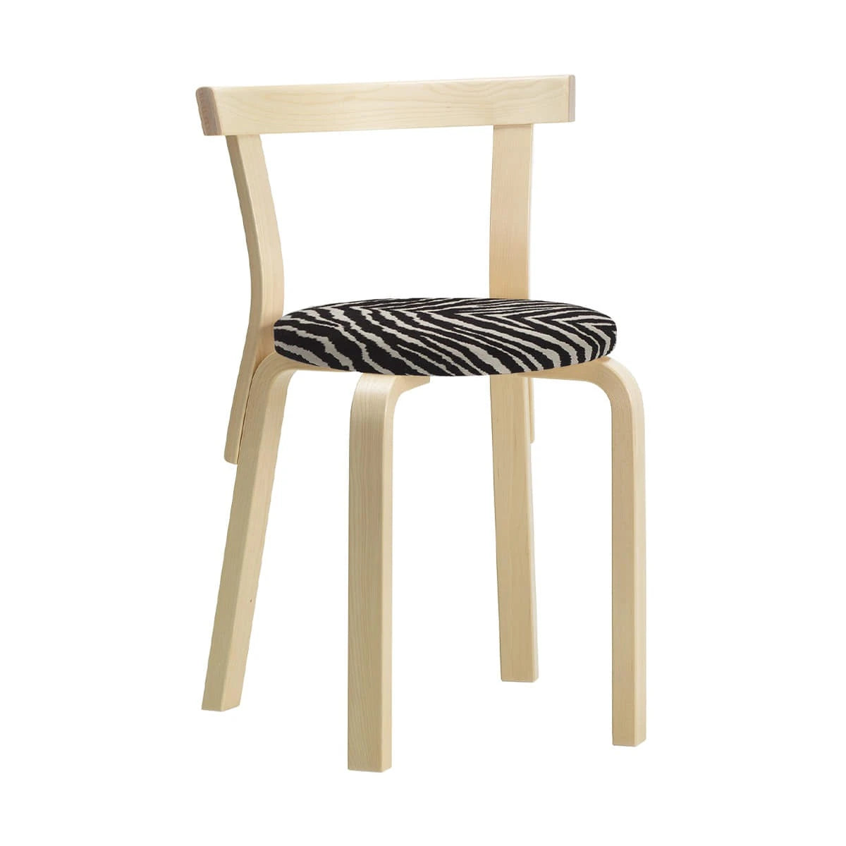 Chair 68 Foam Upholstery Zebra Birch - view 1