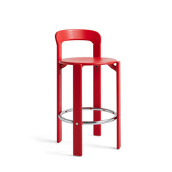 Rey Bar Stool Low Scarlet red - view 1