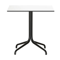 Belleville Table Bistro outdoor 75 x 75 top White base Black - view 1