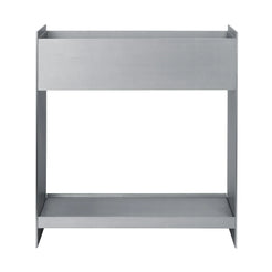 Lager Plant Box With Shelf - Aluminium - view 1
