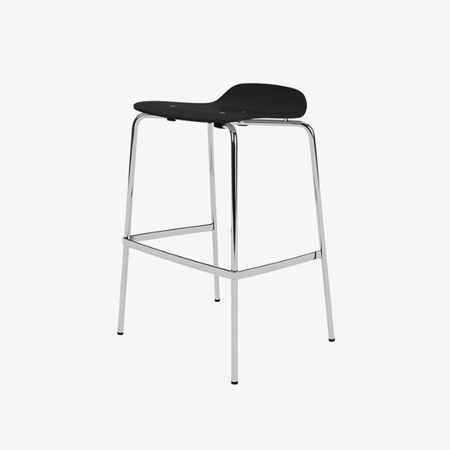Kevi 2068 Bar Chair Chrome/Black Stool - view 1