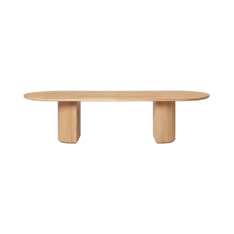Moon Dining Elliptical Table 290 x 105 - Oak - view 1