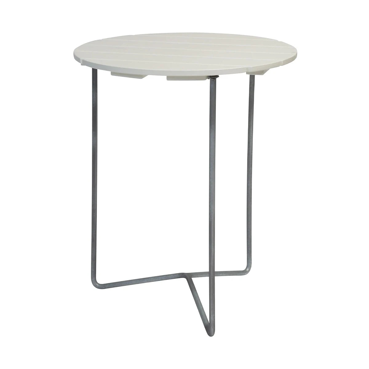 Table 6B 60 White lacquered oak - view 1