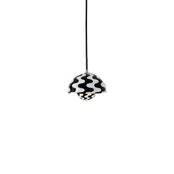 Flowerpot Pendant VP10 Black White Pattern - view 1