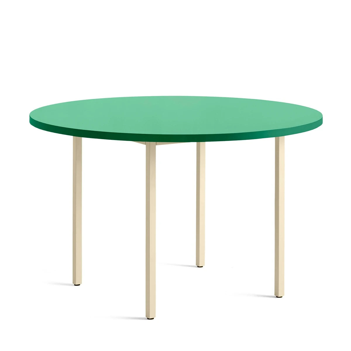 Two Colour Table Ø120 x 74 Green Mint-Ivory - view 1