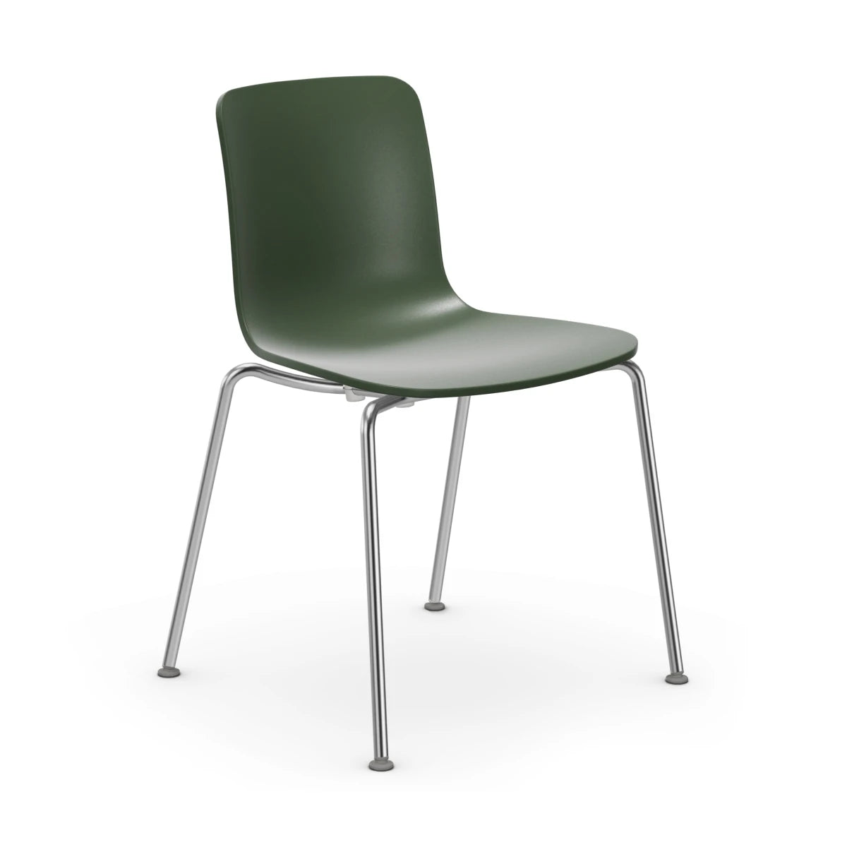 HAL Tube Stackable Seat Ivy-Base Chrome-Glide Dark Grey - view 1