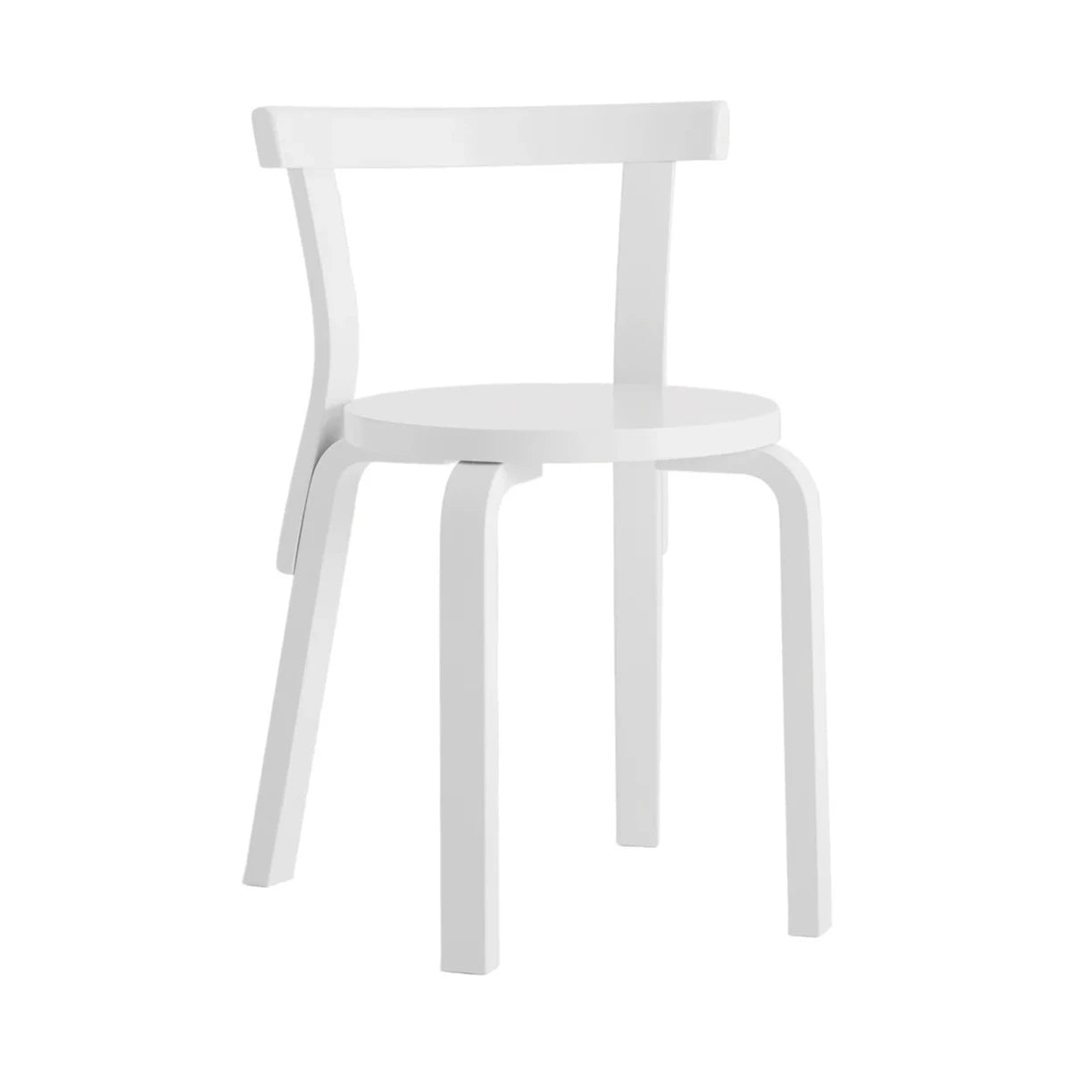 Chair 68 White Lacquered - view 1