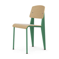 Standard Chair Natural Oak-Prouvé Ble Vert - view 1