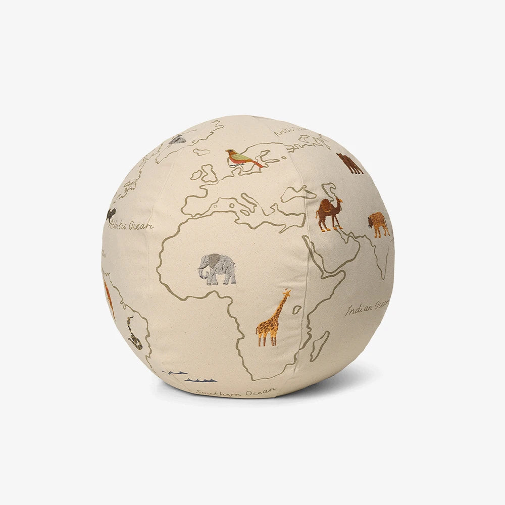 The World Pouf Off White - view 1