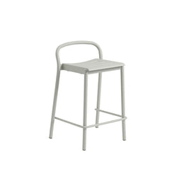 Linear Steel Counter Stool Grey - view 1