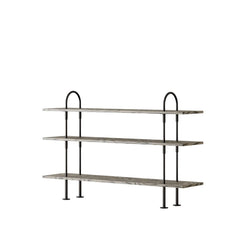 Keen Shelving System 160 x 105 Black Brass/ALPI Sottsass Gray - view 1