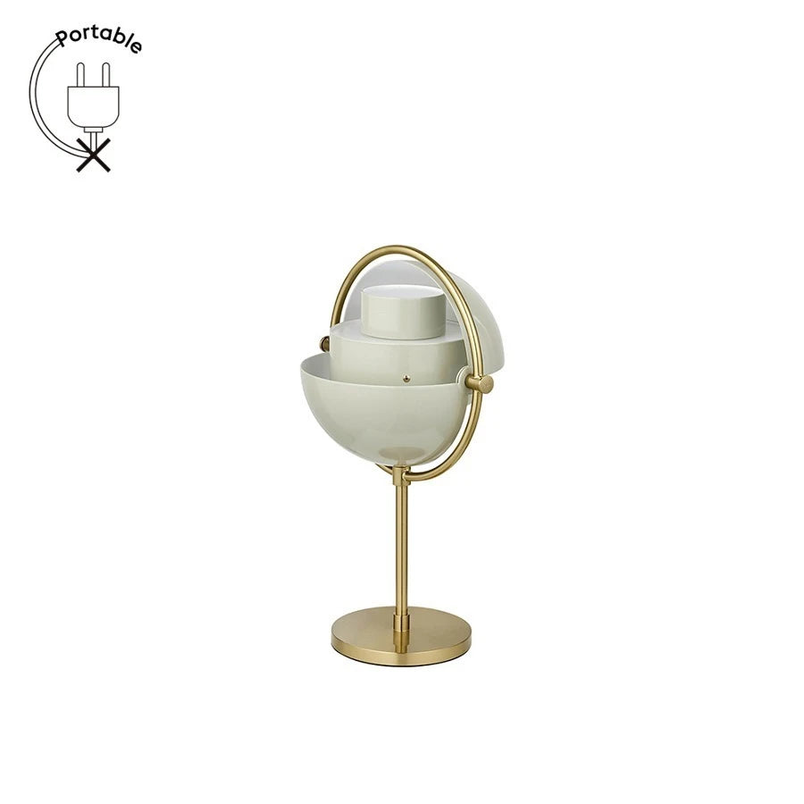 Multi-lite Portable Lamp Brass/Pastel Grey - view 1