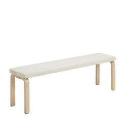 Bench 168B Upholstered 150 x 35 cm Mello Cream - view 1