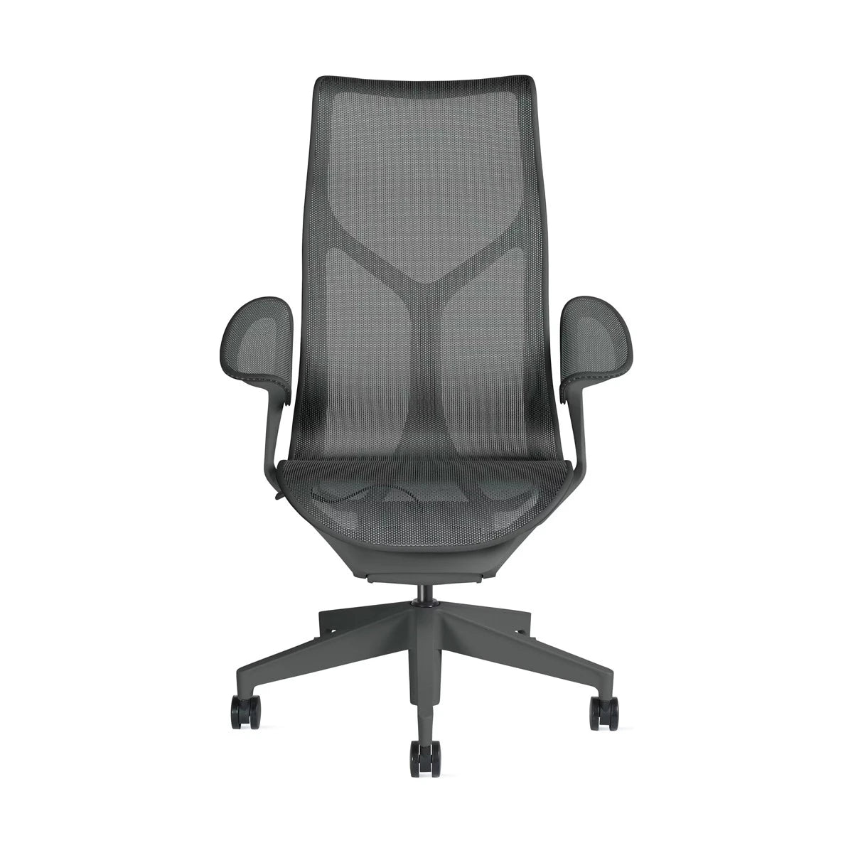 Cosm Work Chair High Back - Leaf Arms - view 1