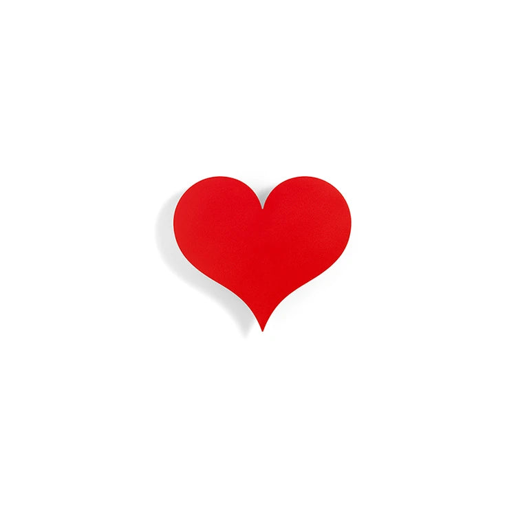 Metal Wall Relief Little Heart Red Wall Decor - view 1