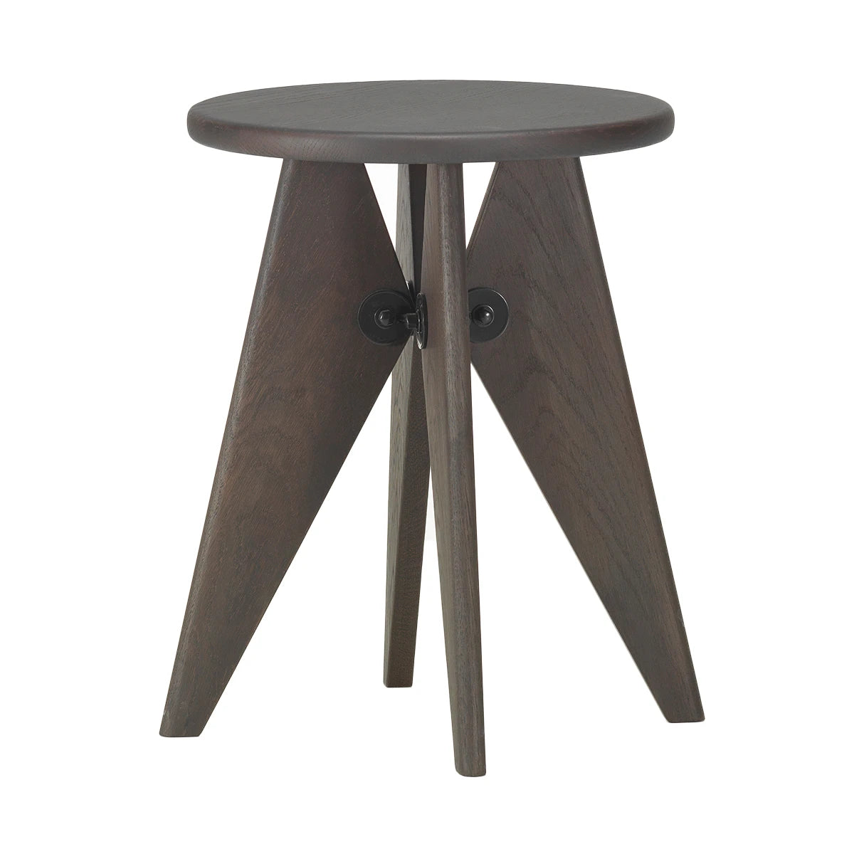 Tabouret Bois Dark Solid Oak - view 1