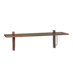 Corbel Shelf Large Dark Stained Oak - view 1