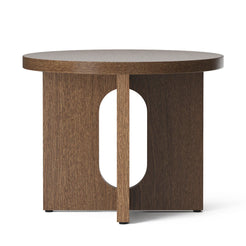 Androgyne Side Table Ø50 Dark Stained Oak - view 1