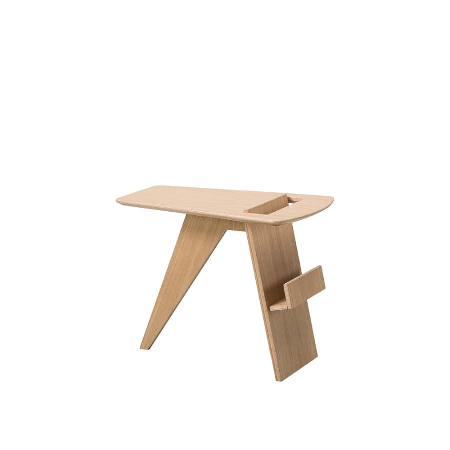 Magazine Side Table Oak - view 1