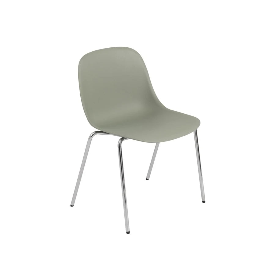 Fiber Chair A-Base Chrome/Dusty Green - view 1