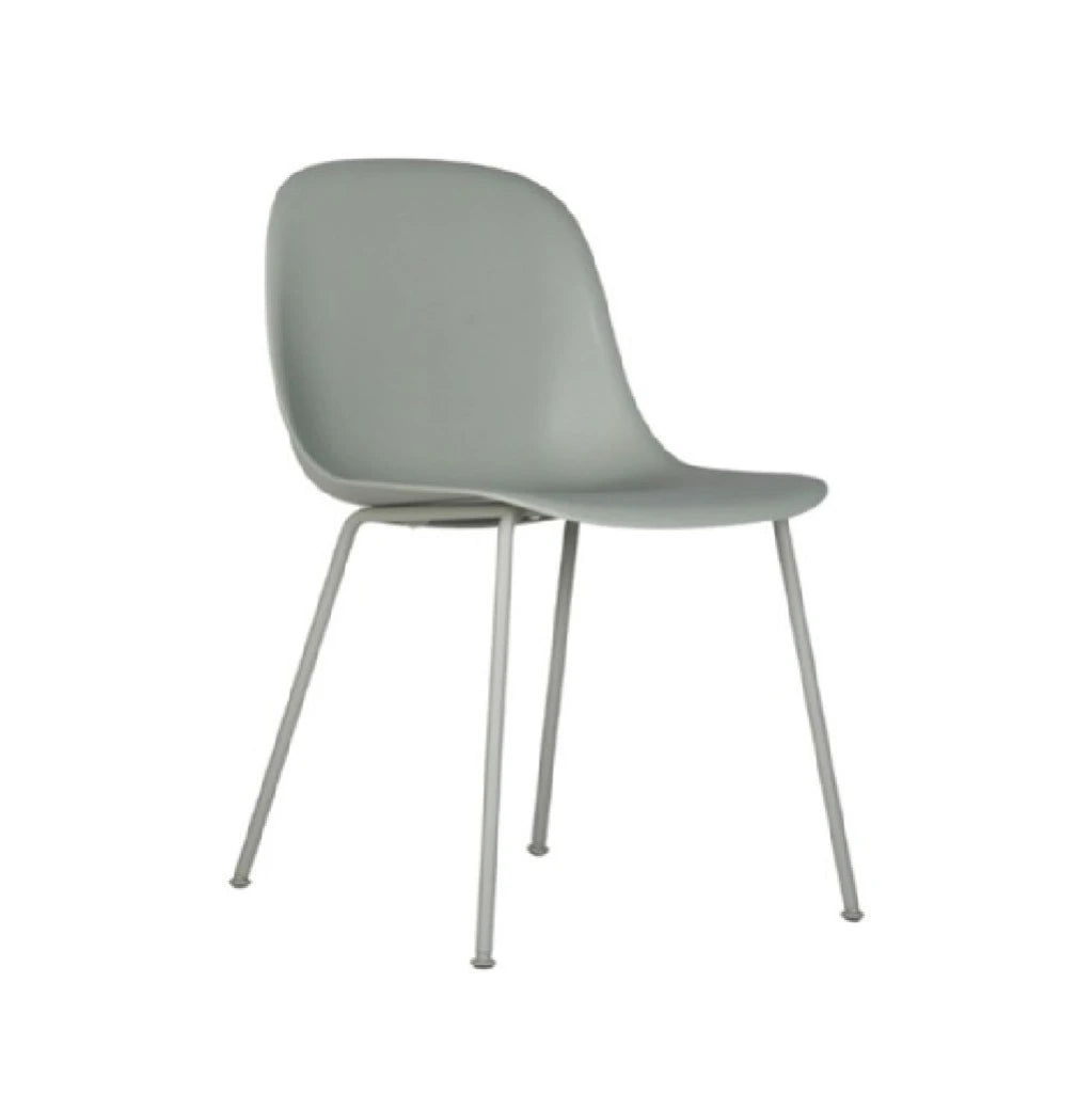 Fiber Side Chair Dust Green PP Base - view 1