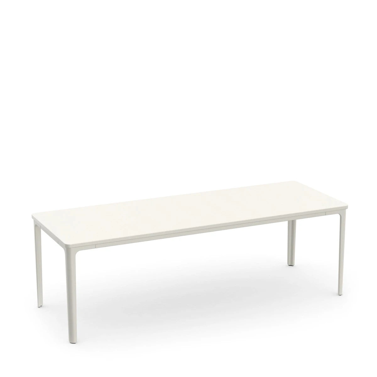 Plate Coffee Table White 41 x 113 - view 1