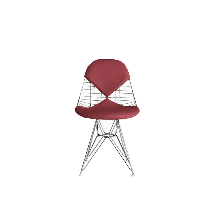 Eames Wire Chair, Bikini Pad (Cranberry) - view 1