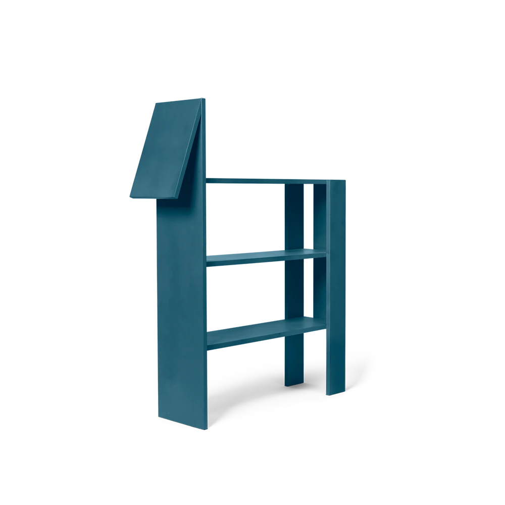 Haze Dark Blue Bookcase - view 1
