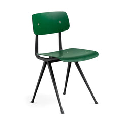 Result Chair Forest Green Seat-Black Frame - view 1