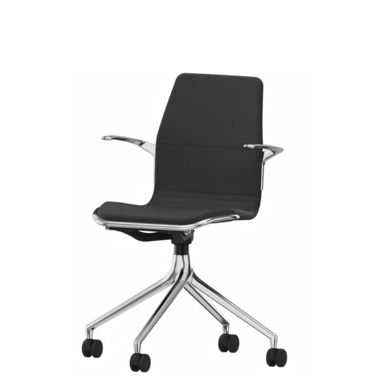 AS100 Chair Upholstery Mainline Plus Chrome Castors Office Chair - view 1