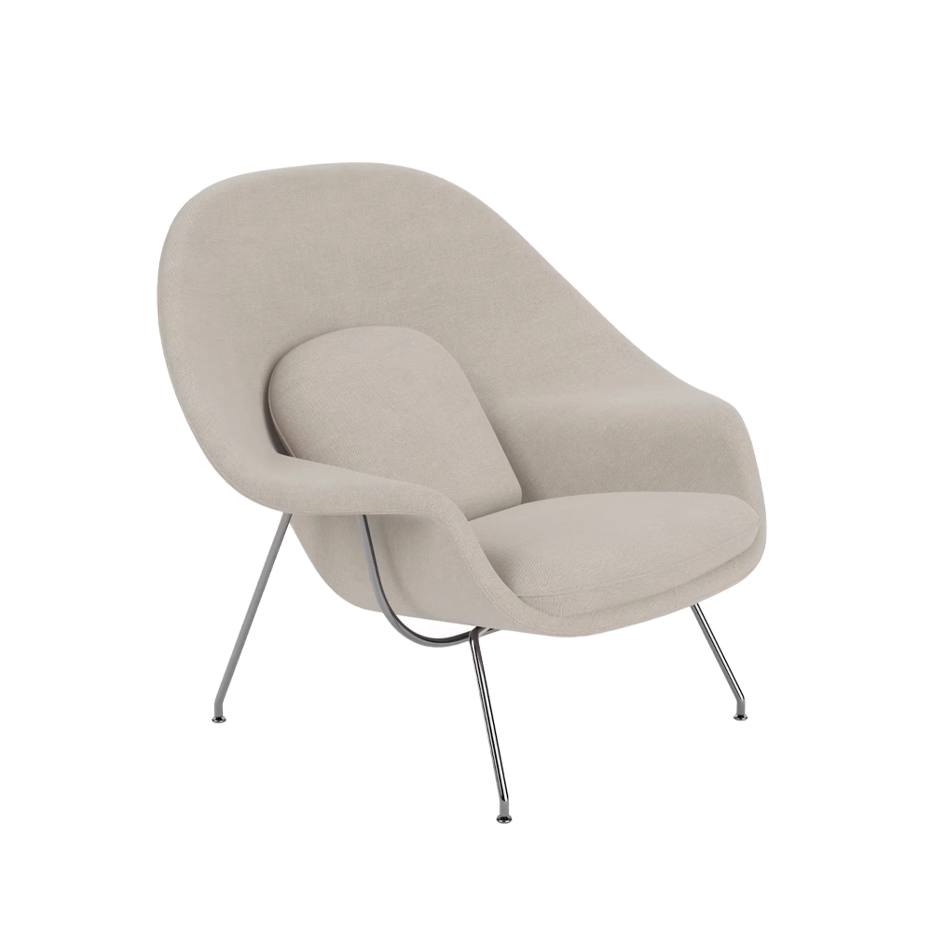 Womb Beige Lounge Chair - view 1