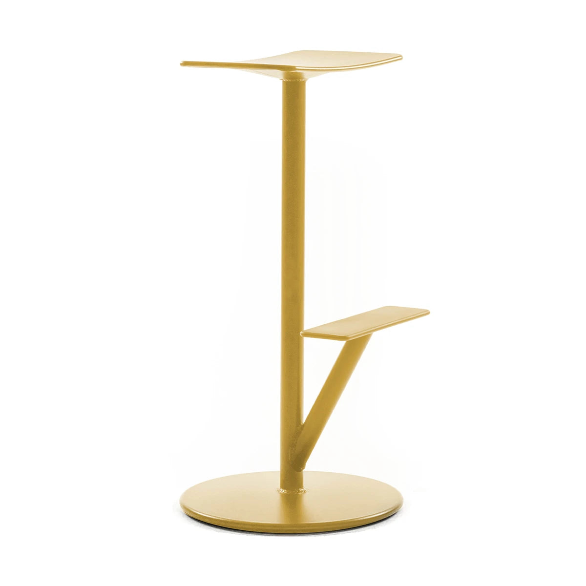 Sequoia Bar Stool Ø39.5 x 76 Ochre - view 1