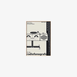 Radiofonografo rr 226 Poster White A3 - Wood Frame - view 1