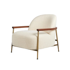 Sejour Lounge Chair Brass/Walnut/Karakorum001 - view 1