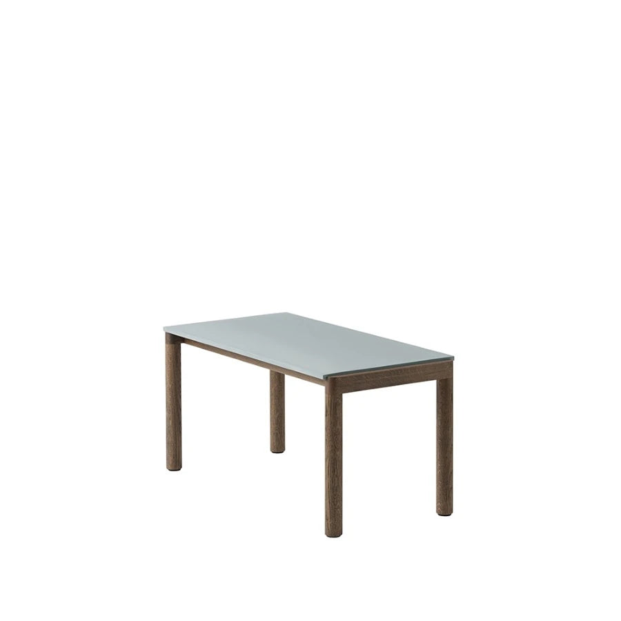 Couple Coffee Table 1tiles Dark Oak/Pale Blue - view 1