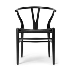CH24 Wishbone Chair Eucalyptus Black Edition - view 1