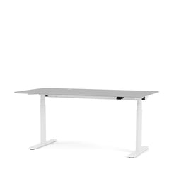 Hilow 2 Work Desk 140 x 80 Nordic Top-Snow Leg - view 1