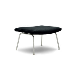 CH446 Stainless Steel Black B Footstool - view 1