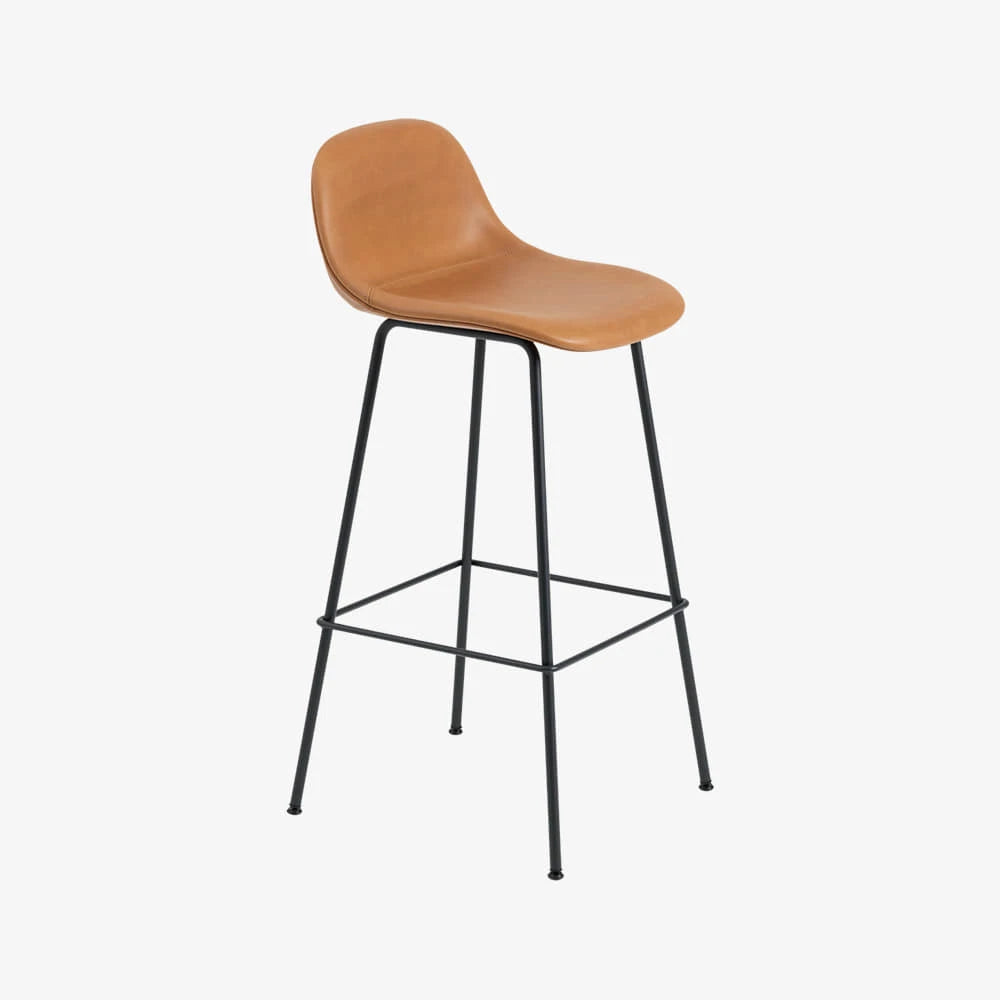 Fiber Bar Stool with Backrest - view 1