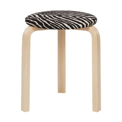 Stool 60 foam upholstery Zebra birch - view 1