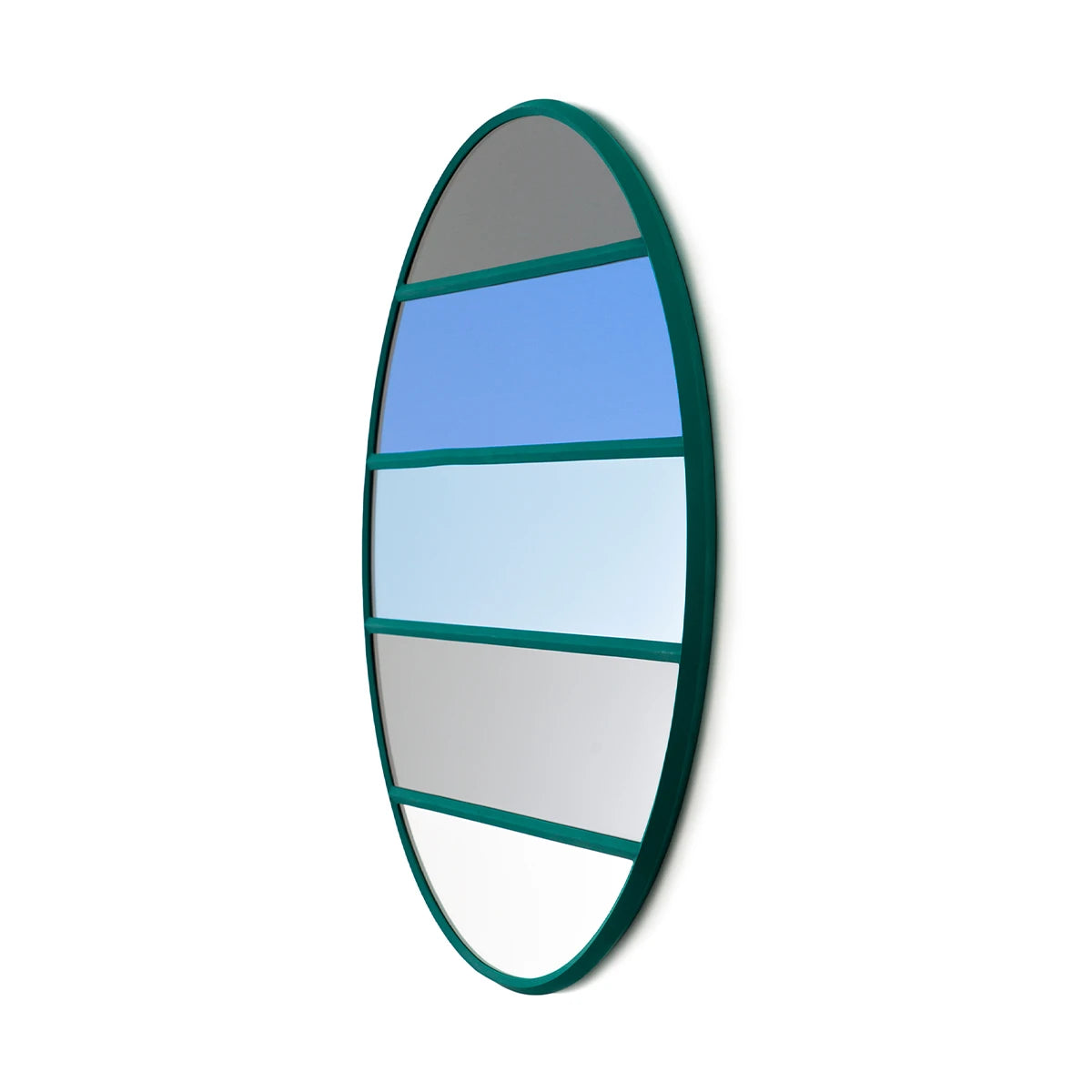 VITRAIL Round Mirror 50 x 50 Green - view 1