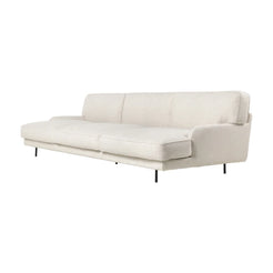 Flaneur Sofa 3-Seater - Ivory Fabric - view 1