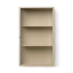 Haze Wall Cabinet Reeded Glass Cashmere - view 1