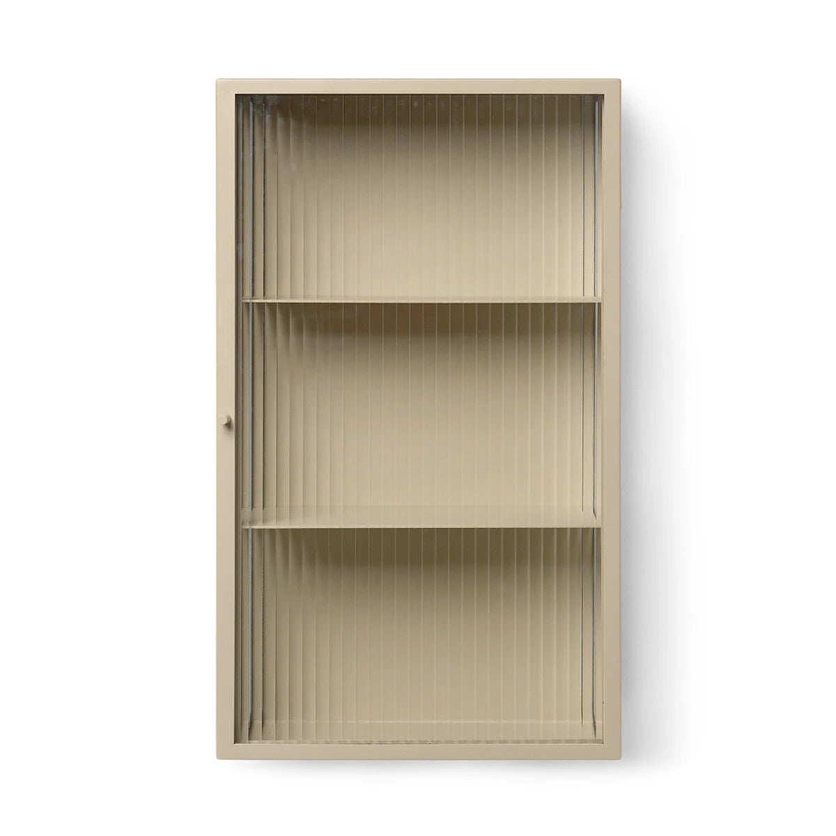 Haze Wall Cabinet Reeded Glass Cashmere - view 1