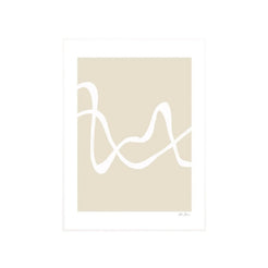 Rubin Studio Composition 03 White Aluminum Frame 500 x 700 - view 1