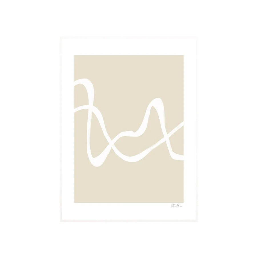 Rubin Studio Composition 03 White Aluminum Frame 500 x 700 - view 1
